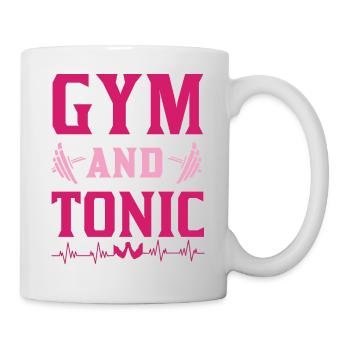 GYM ET TONIC PINK WORKOUT Bodybouilding Cadeau - Mug blanc - blanc - Droite