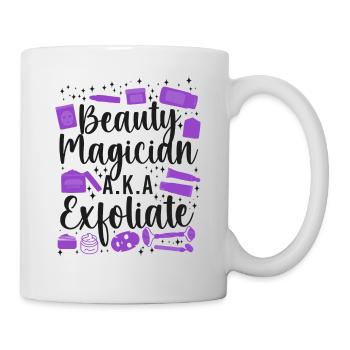 Soins de la peau d’esthéticienne agréée mignonne - Mug blanc - blanc - Droite