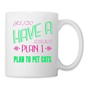 AWW Awesome Cat Flag Tshirts Jokes Anti - Mug - white - Right