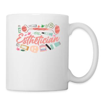Cute Licensed Esthetician Skincare - Tasse - Weiß - Rechts