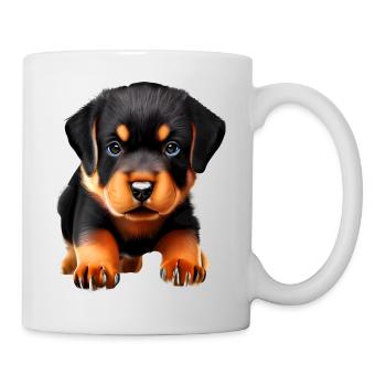 Rottweiler Dog Rottweiler Puppy Dogs Puppy - Mug - white - Right