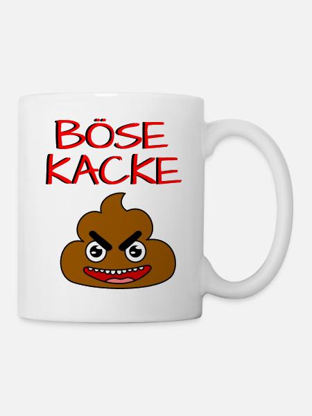 BÖSE KACKE - Tasse - Weiß