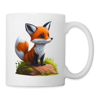 Kleiner Fuchs - Tasse - Weiß - Rechts