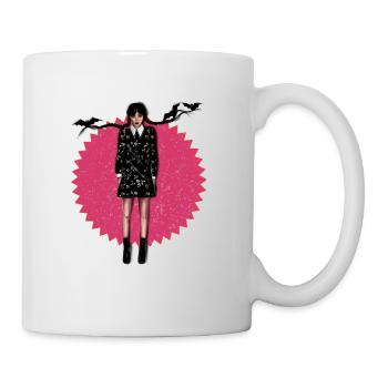 Charmante fille noire - Mug blanc - blanc - Droite