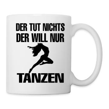Dancing Dance Music - Mug - white - Right