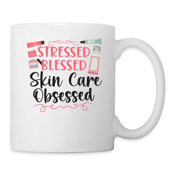 Soins de la peau d’esthéticienne agréée mignonne - Mug blanc - blanc - Droite