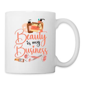 Soins de la peau d’esthéticienne agréée mignonne - Mug blanc - blanc - Droite