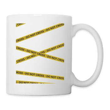 Ne pas traverser un - Mug blanc - blanc - Droite