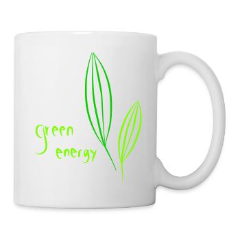 green energy - Tasse - Weiß - Rechts