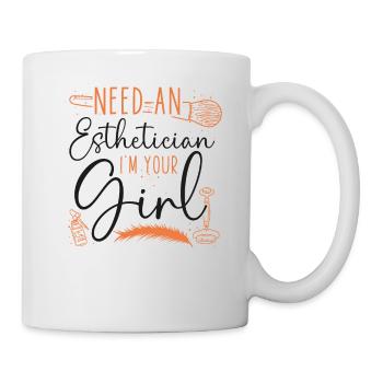 Cute Licensed Esthetician Skincare - Tasse - Weiß - Rechts