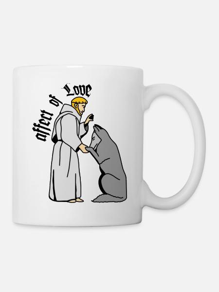 Affect of Love Design / I LOVE DOGS - Mug - white