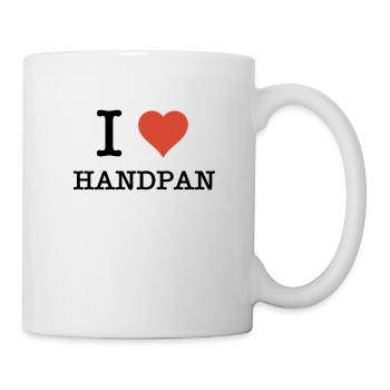J'aime le joueur de handpan - Mug blanc - blanc - Droite