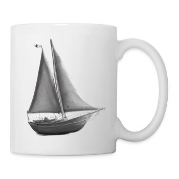 Voilier Voilier Voilier Voilier Marin - Mug blanc - blanc - Droite