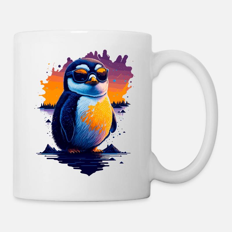 Niedlicher Pinguin - Tasse - Weiß