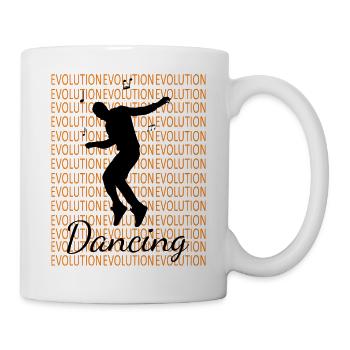 Dancing Dance Music - Tasse - Weiß - Rechts