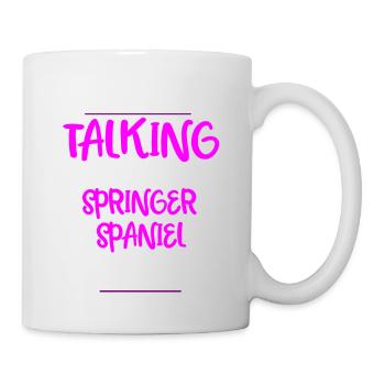 Springer spaniel funny sayings - Mug - white - Right