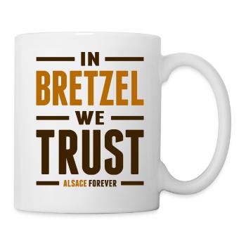 In bretzel we trust - Mug blanc - blanc - Droite