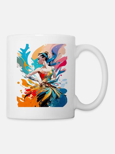 Dancing - Mug - white
