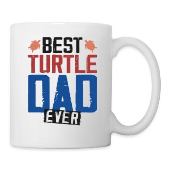 Sea Turtle Tortoise Dad Best - Mug blanc - blanc - Droite