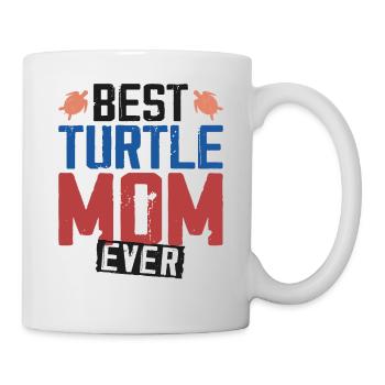 Tortue de mer Tortue Maman Best - Mug blanc - blanc - Droite