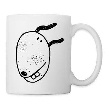 Hund - Tasse - Weiß - Rechts