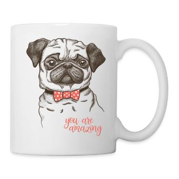 Hund - Tasse - Weiß - Rechts