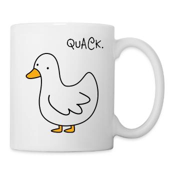 Gans - Tasse - Weiß - Rechts
