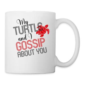 Tortue de mer Tortue Ma Tortue et - Mug blanc - blanc - Droite