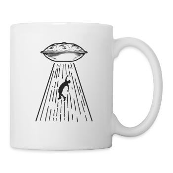 Funny Handpan UFO Player Handpan - Mug blanc - blanc - Droite