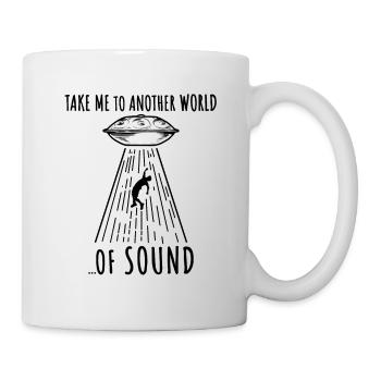 Funny Handpan UFO Player Handpan - Mug blanc - blanc - Droite
