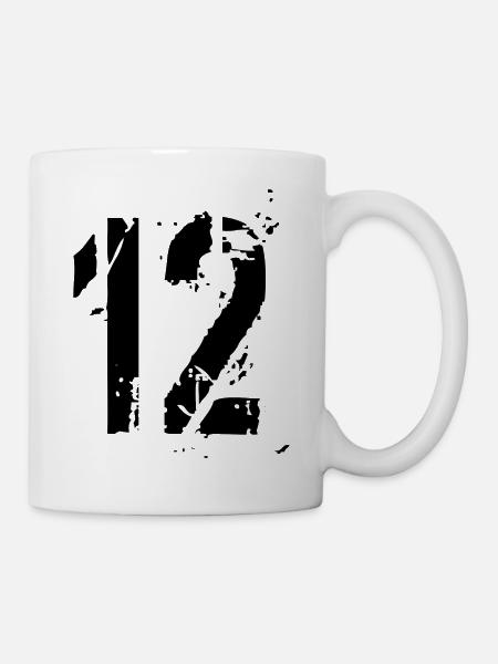 12 Number 12 years - Mug - white