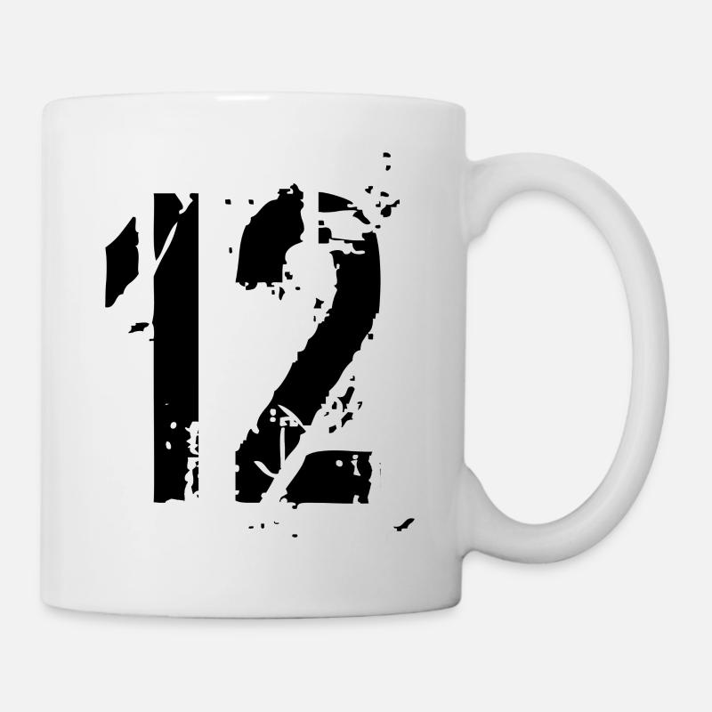 12 Number 12 years - Mug - white