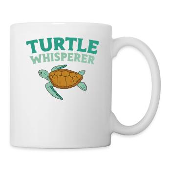 Sea Turtle Tortoise Turtle - Tasse - Weiß - Rechts
