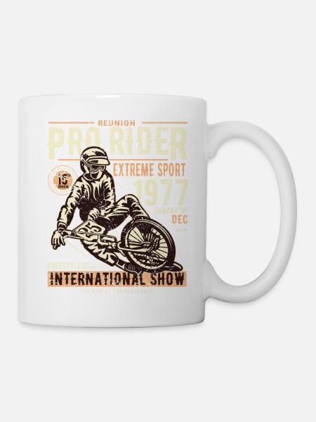 Fahrrad - Tasse - Weiß