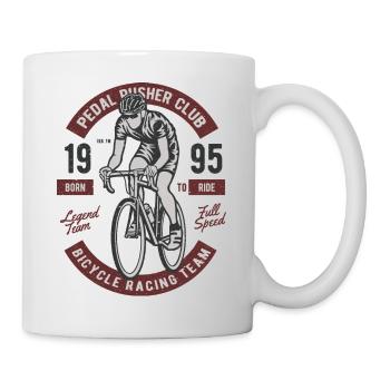 Fahrrad - Tasse - Weiß - Rechts
