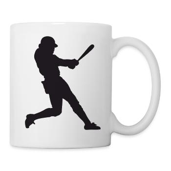 Baseball - Tasse - Weiß - Rechts