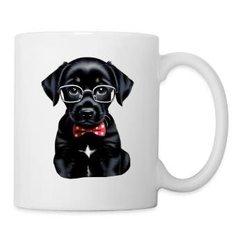 Hund - Tasse - Weiß - Rechts
