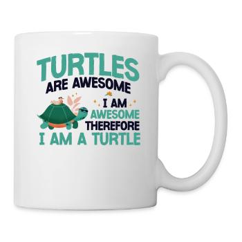 Sea Turtle Tortoise Turtles Are - Tasse - Weiß - Rechts