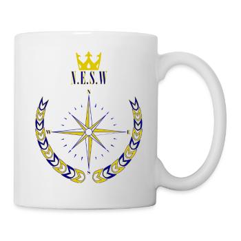 Kompass NESW - Tasse - Weiß - Rechts