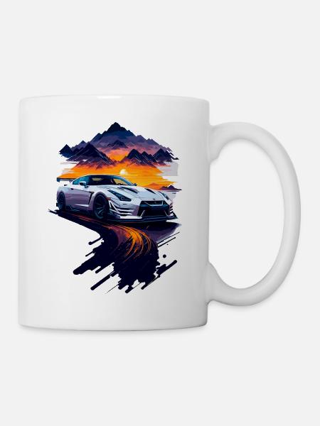 Sportwagen - Tasse - Weiß