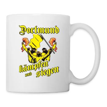 Dortmund kämpfen und siegen - Tasse - Weiß - Rechts