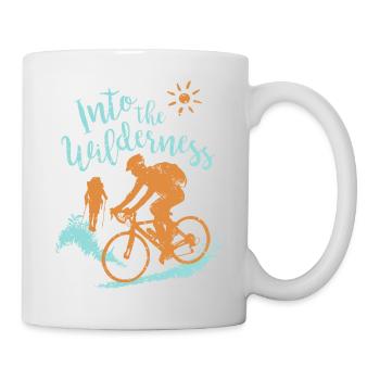 Fahrrad - Tasse - Weiß - Rechts