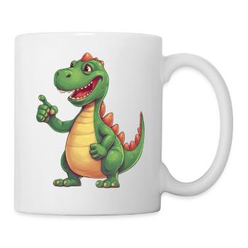 Un Dino auquel vous pouvez faire confiance Un pouce levé pour vous - Mug blanc - blanc - Droite