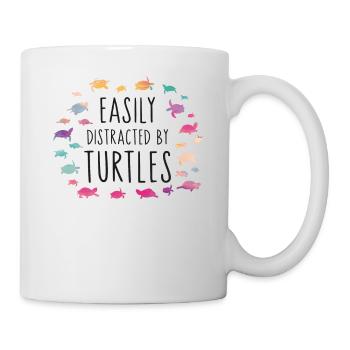 Sea Turtle Tortoise Easily - Tasse - Weiß - Rechts