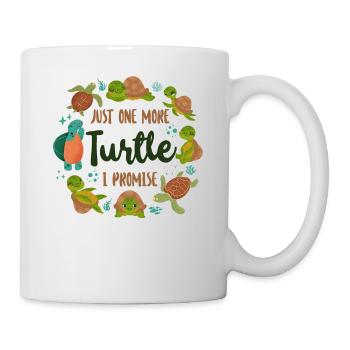 Tortue de tortue de mer juste une tortue de plus - Mug blanc - blanc - Droite