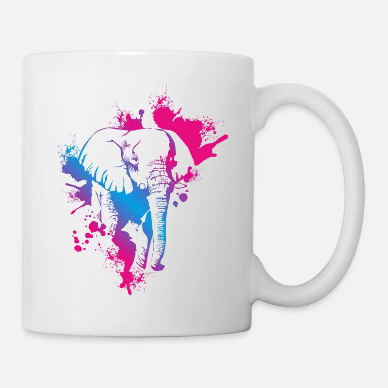 Elephant - Mug - white