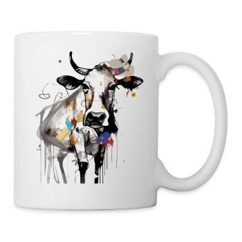 Book la vache - Mug blanc - blanc - Droite