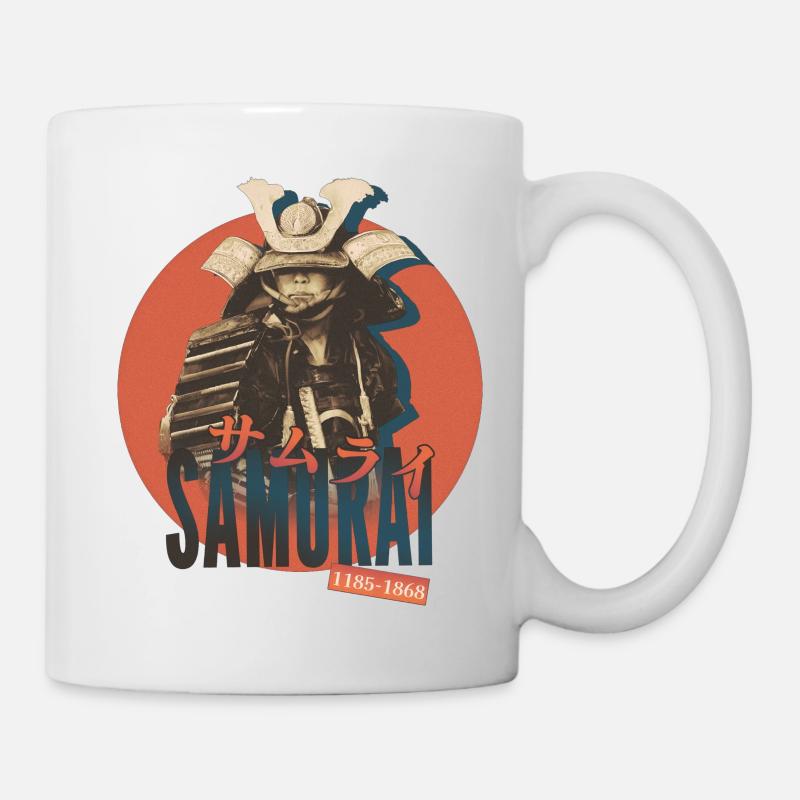 SAMURAI in Katakana - Tasse - Weiß