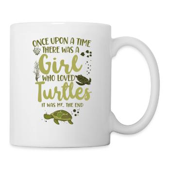 Sea Turtle Tortoise Once Upon A - Mug - white - Right