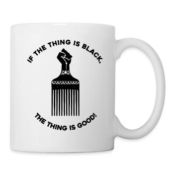 if the thing is black - Mug - white - Right